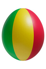 Rendered easter egg with a flag of Mali on the surface.