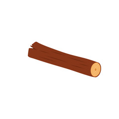 Cartoon wooden logs, tree trunks, planks, wood industry materials. Vector illustration