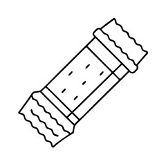 proteinbar icon, proteinbar line art - simple line art of proteinbar, perfect for proteinbar logos and icons
