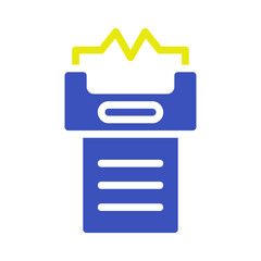 Modern electric tool emblem showcasing electricity and equipment concept design