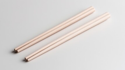 Pair of light beige chopsticks (1)