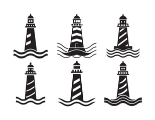 Lighthouse Icon Illustration Symbol Design