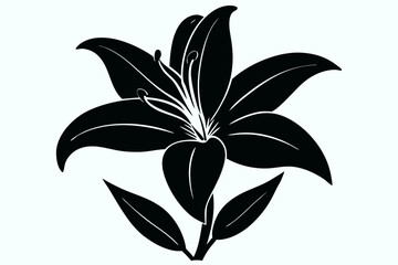 This versatile and scalable floral design features elegant petals and botanical details, ideal for both modern and vintage-style projects. Great for nature themes, spring designs, decorative patterns,