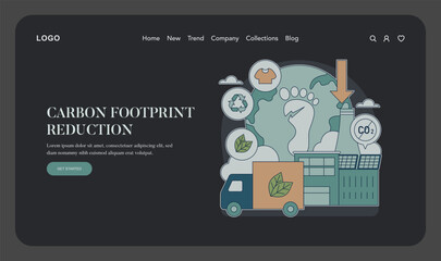 Sustainability In Business. Flat Vector Illustration