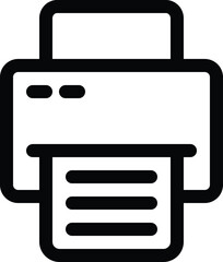 Printer line icon
