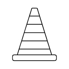 safetycone icon, safetycone line art - simple line art of safetycone, perfect for safetycone logos and icons