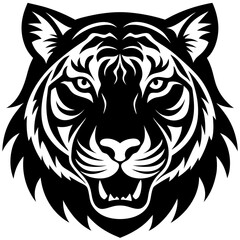 tiger head vector