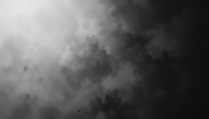 Obraz premium Eerie cloud formation open sky abstract image monochrome environment aerial view atmospheric mystery