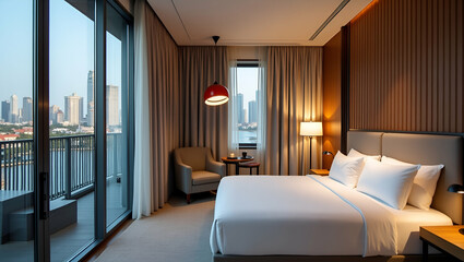 Dynamic Hospitality Industry Visuals: Upscale Hotels, Innovative Service Designs & Vibrant Travel Experiences Driving Modern Tourism & Customer Satisfaction - Photo Stock Concept