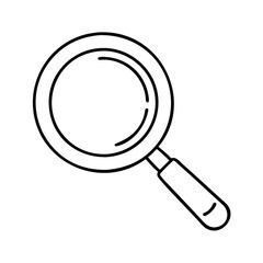 search icon, search line art - simple line art of search, perfect for search logos and icons
