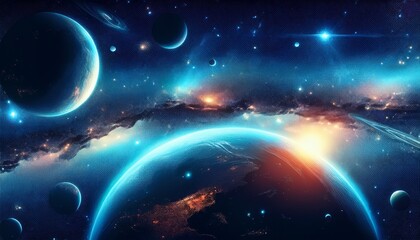 Obraz premium planet in space