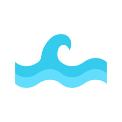 Waves I icon vector image. Suitable for mobile apps, web apps and print media.