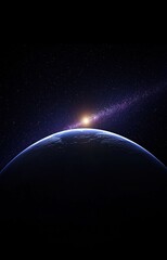Obraz premium earth and sun