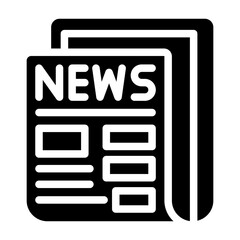 Fototapeta premium newspaper icon