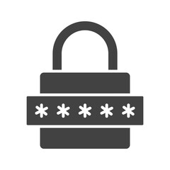 Passcode Lock I icon vector image. Suitable for mobile apps, web apps and print media.