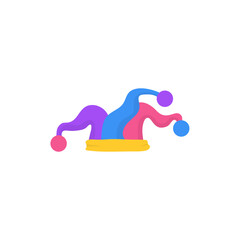 Cartoon jester hat for carnival costumes