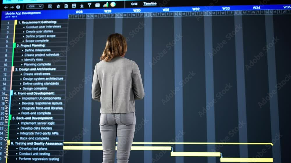 Poster Gantt Gantt Software Project