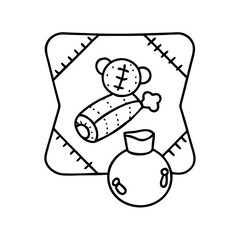 souvenir icon, souvenir line art - simple line art of souvenir, perfect for souvenir logos and icons