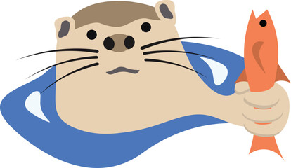 Otter Illustration