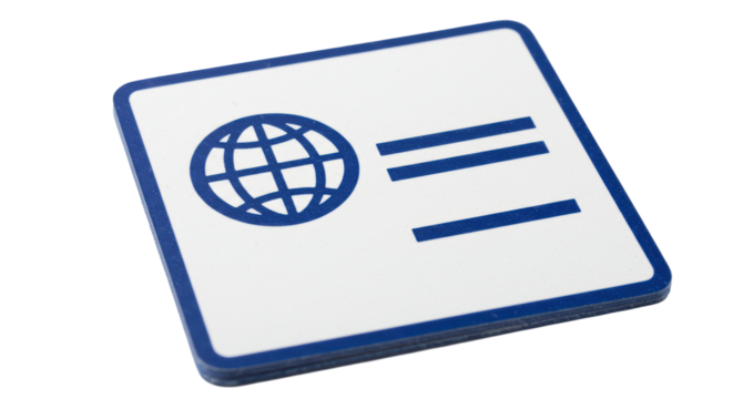Isolated ID Card