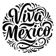 Fototapeta premium Viva Mexico graphic design, perfect for marketing