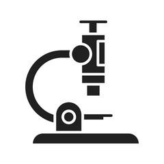 Microscope icon vector image. Suitable for mobile apps, web apps and print media.