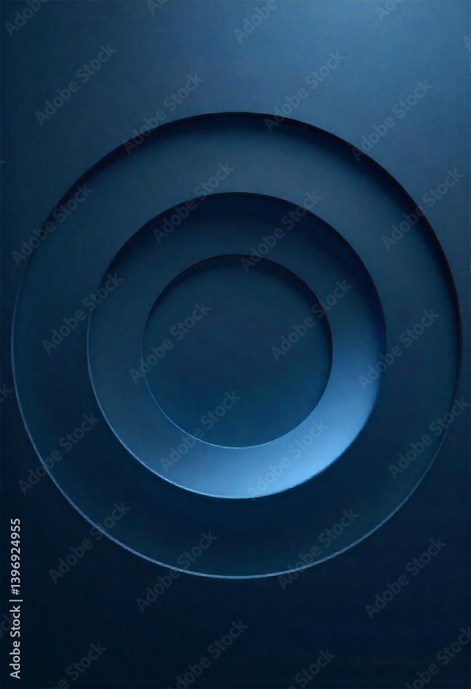 Wall mural blank presentation background with abstract bubble gradient with black color