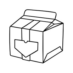 delivery box icon, delivery box vector illustration-simple illustration of delivery box, perfect for delivery box logos and icons