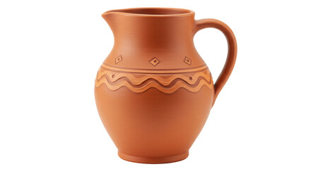 Isolated Clay Pitcher