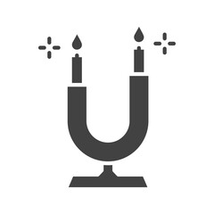 Two Candles icon vector image. Suitable for mobile apps, web apps and print media.