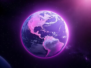 Earth in Space, Vivid Colors