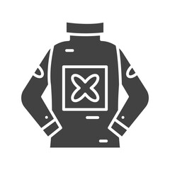 Warm jacket icon vector image. Suitable for mobile apps, web apps and print media.