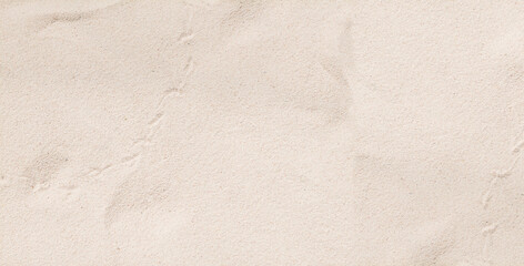 Clean white sandy beach and Wide and Large with copy space. Summer Holiday Background Pattern