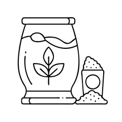 fertilizer icon, fertilizer vector illustration-simple illustration of fertilizer, perfect for fertilizer logos and icons