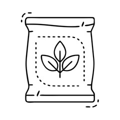 fertilizer bag icon, fertilizer bag vector illustration-simple illustration of fertilizer bag, perfect for fertilizer bag logos and icons