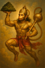statue of Hanuman 