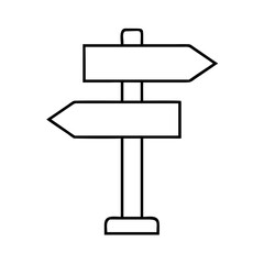 streetsign icon, streetsign line art - simple line art of streetsign, perfect for streetsign logos and icons