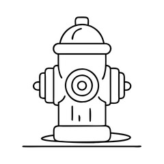 fire hydrant icon, fire hydrant vector illustration-simple illustration of fire hydrant, perfect for fire hydrant logos and icons