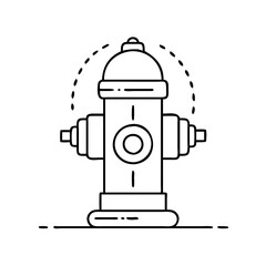fire hydrant icon, fire hydrant vector illustration-simple illustration of fire hydrant, perfect for fire hydrant logos and icons