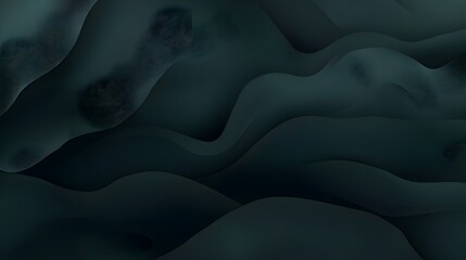 Minimalist Green Abstract Line Art with Natural Patterns Background