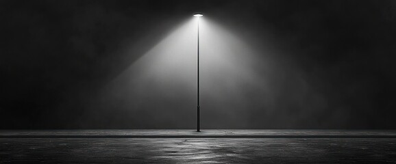 Obraz premium Empty street at night