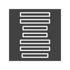 Center Align icon vector image. Suitable for mobile apps, web apps and print media.