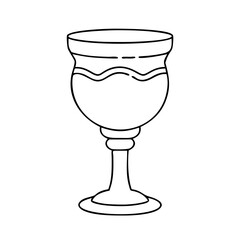 goblet icon, goblet vector illustration-simple illustration of goblet, perfect for goblet logos and icons