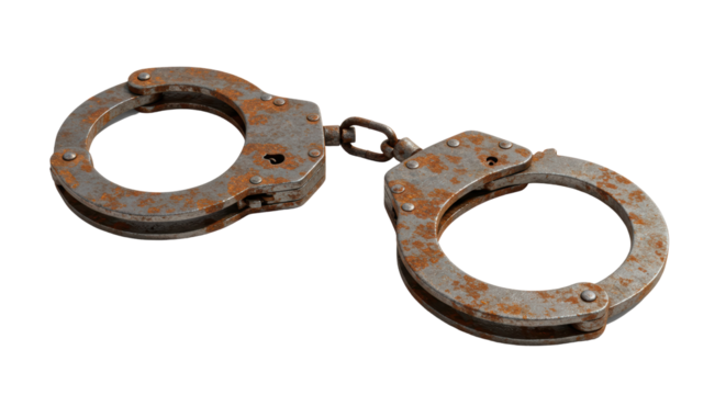 Isolated Handcuffs