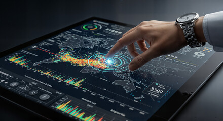 Interactive Geographic Data Dashboard with Real-Time Analytics and Heat Mapping