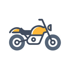 Motorcycle Icon Vector Design