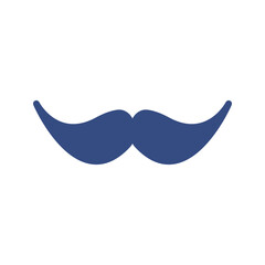 Moustache II icon vector image. Suitable for mobile apps, web apps and print media.