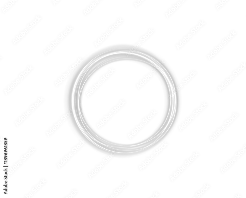 Poster White glowing spiral with neon energy and sparkle effects. Twirl light swirl with abstract motion and flare. PNG on transparent background, ideal for sci-fi or magical designs