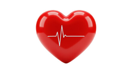 Isolated Heart with Pulse Line