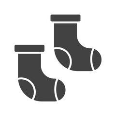 Baby Socks icon vector image. Suitable for mobile apps, web apps and print media.